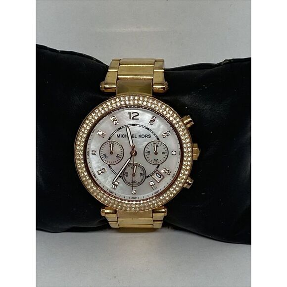 Michael Kors Parker MK5491 Women Stainless Steel Analog Dial Quartz Watch UC632 - Picture 1 of 12